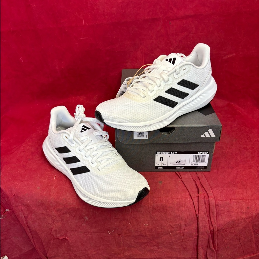 New: adidas Shoes/Sneakers: Runfalcon 3.0 W Black White Women’s SneakersSize 8